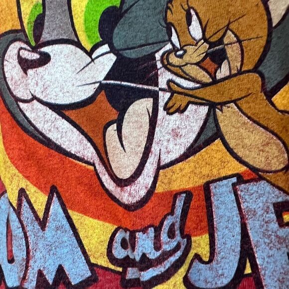 Tom & Jerry red t shirt size L - Picture 3 of 5